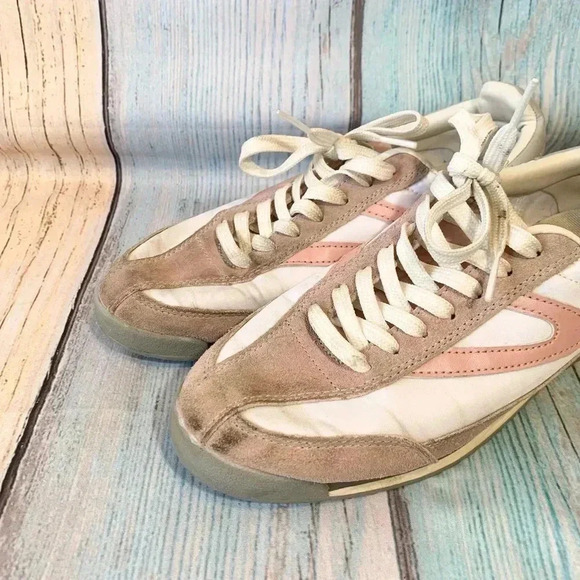Pink and white womens tretorn sneakers - Picture 4 of 11